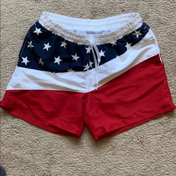 chubbies Other - Men’s American Flag Chubbies Bathingsuit